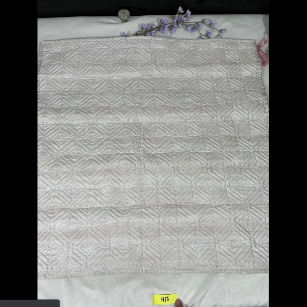 NEW Hotel Collection Woodrose Quilted‎ 1 Euro Sham